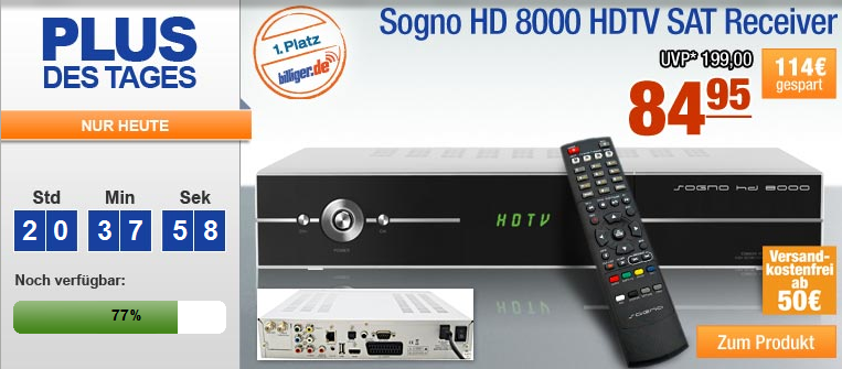 SOGNO Full HD Receiver billig