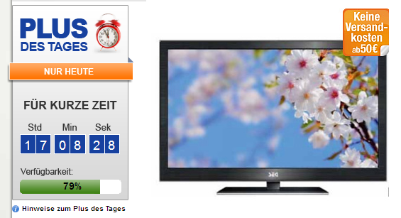 Plus des Tages Schnäppchen billig Angebot