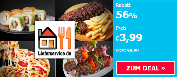 9 Euro Gutschein für Lieferservice.de