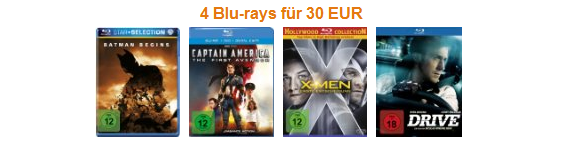 Amazon Blu-ray Schnäppchen - 4 billig und reduziert