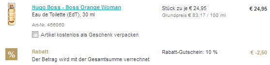 Douglas Gutschein Gutscheincode Rabattcode