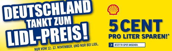 LIDL beim Tanken sparen