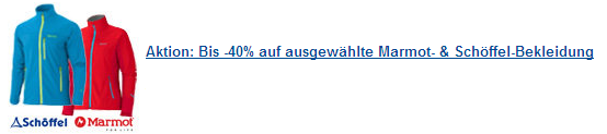 Amazon Rabattaktion Marmot Schöffel billig