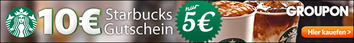 Starbucks Groupon Deal billiger Gutschein und Coupon