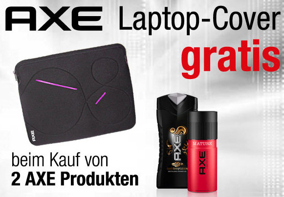 AXE Laptop Tasche gratis Geschenkt + Aktionsartikel bei Amazon kostenlos