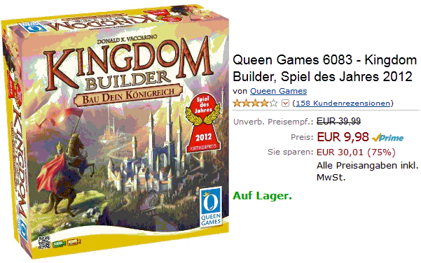 Kingdom Builder Spieleschnäppchen Brettspieldeal