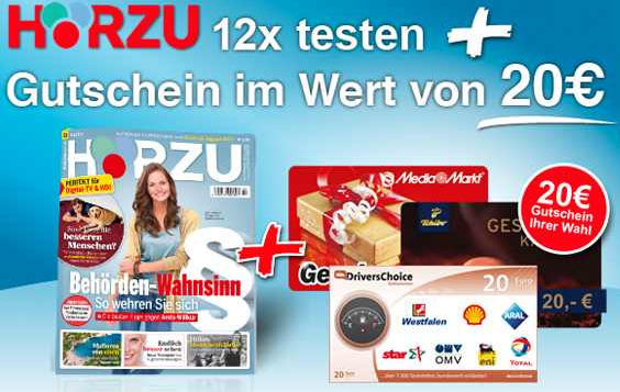 Hörzu Testabo fast geschenkt und gratis + kostenlos