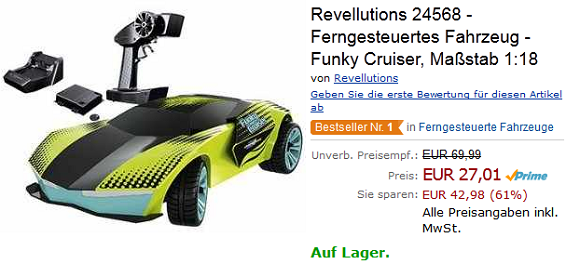 Amazon Funky Crusier billig und reduziert