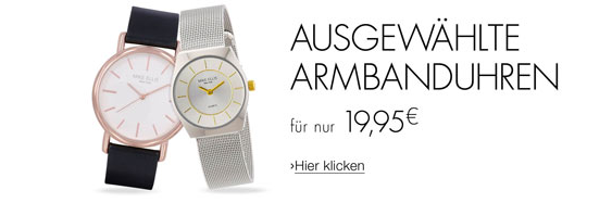 Armbanduhren billig bei Amazon + jetzt Uhrendeals machen