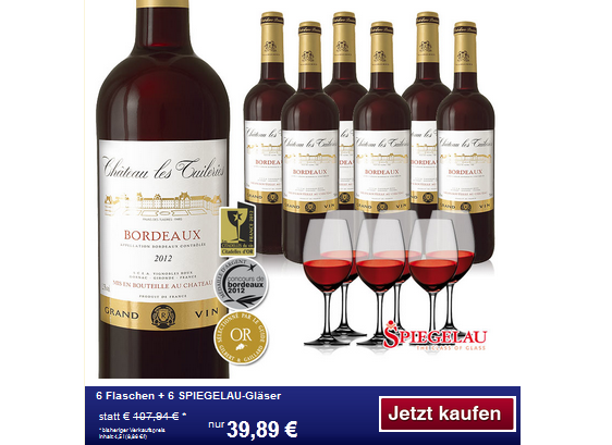 Rotwein billig bestellen + toller Deal bei ebrosia