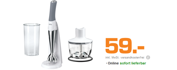 Braun Stabmixer reduziert bei Saturn