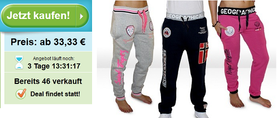 Geographical Norway Freizeithosen im Deal