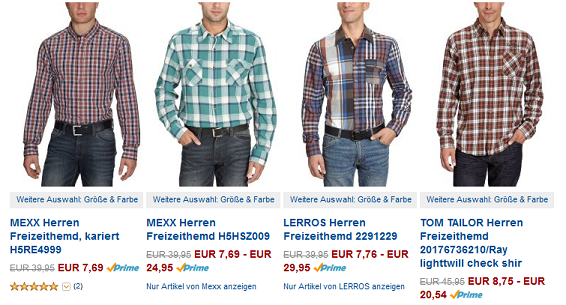 Hemdendeal bei Amazon