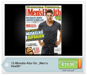 MensHealth Abo billig und reduziert