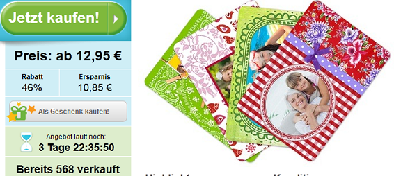 Platzdecken bei Groupon