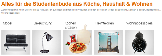 Studentenbude bei Amazon