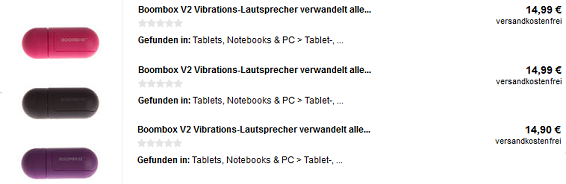 Boombox v2 versandkostenfrei bestellen