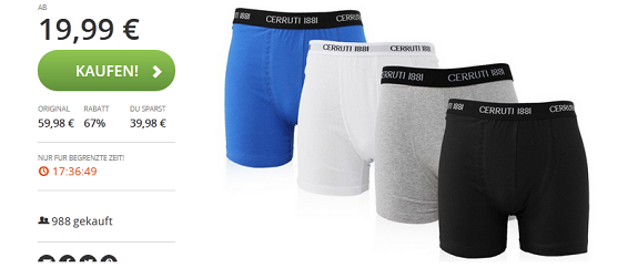 Cerruti 1881 Boxershorts im Angebot