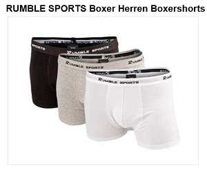 Rumble Boxershorts Schnäppchenpreis