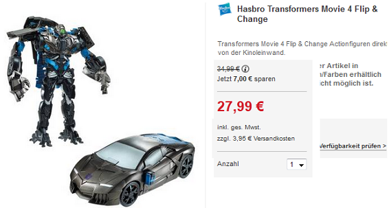 Hasbro Transformers Figur