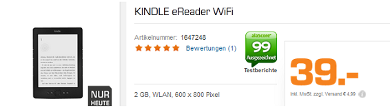 kindle Reader billig Saturn