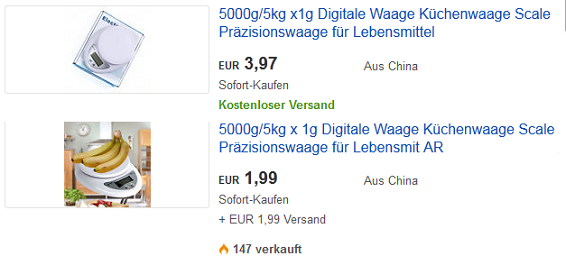 Digitalwaage
