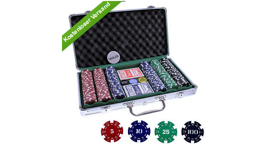 Pokerchips und Pokerkoffer billig bei ebay