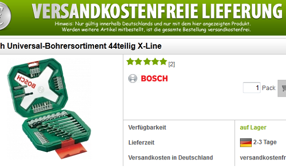 Boschbohrer versandkostenfrei bei voelkner