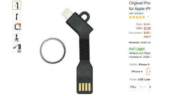 Gadget für den Schlüsselbund