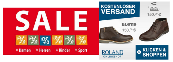 Roland Schuhe Mid Season Sale versandkostenfrei