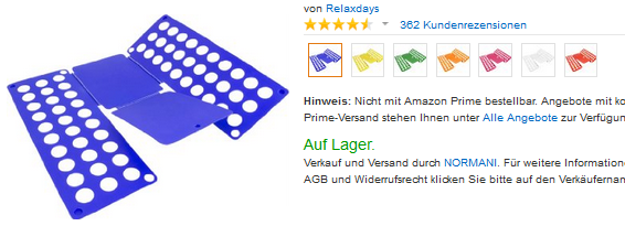 Gadget Geschenkidee Falthilfe und Faltbrett