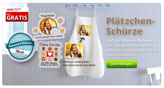 Schürze individuell Geschenkidee billig gratis geschenkt