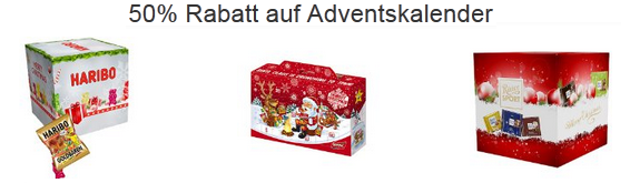 Adventskalender reduziert und billig bei Amazon