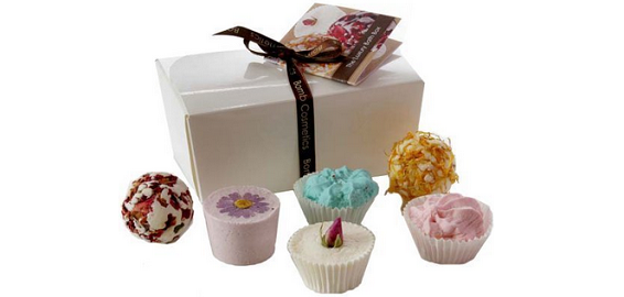 Badepralinen Badezusatz Geschenkidee für Frauen