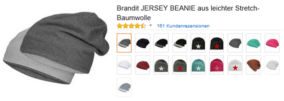 Brandit Beanie aus Jersey