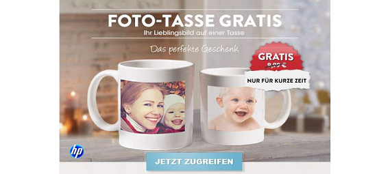 Fototasse kostenlos Geschenkidee