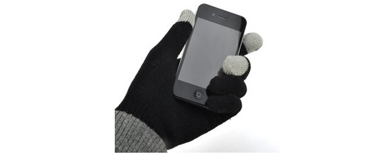 Handschuhe fürs Smartphone billig als Gadget