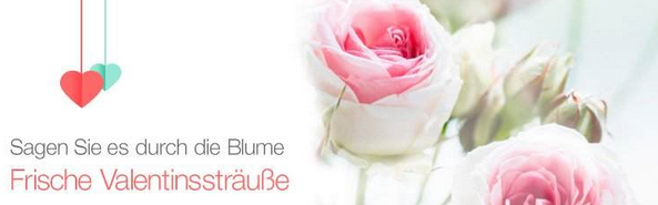 Valentinstag Blumen verschenken