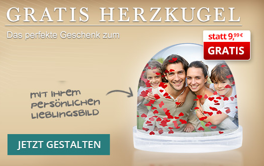 Herzkugel Geschenkidee kostenlos