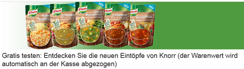 Knorr gratis testen