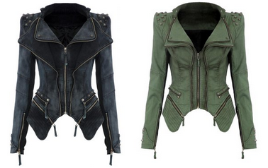 Stubbed Jeansjacke & Bikerjacke mit Nieten günstig bei Amazon