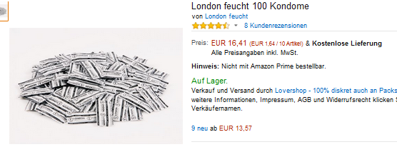 London feucht Kondome Großpackung billig