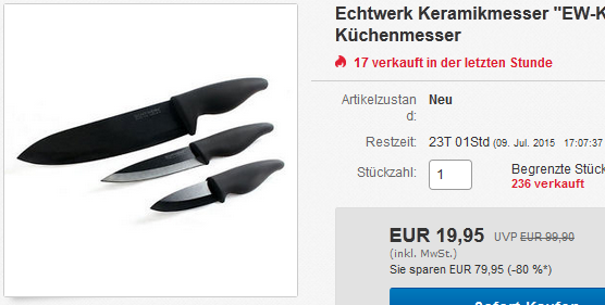 Echtwerk Keramikmesser günstig & billig