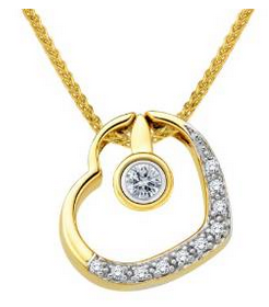neue Diamond Line Damen-Halskette günstig