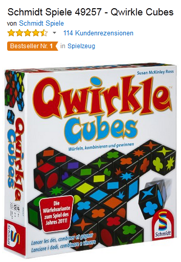 Geschenkidee Qwirkle Cubes