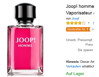 JOOP! HOMME EDT reduziert & günstig