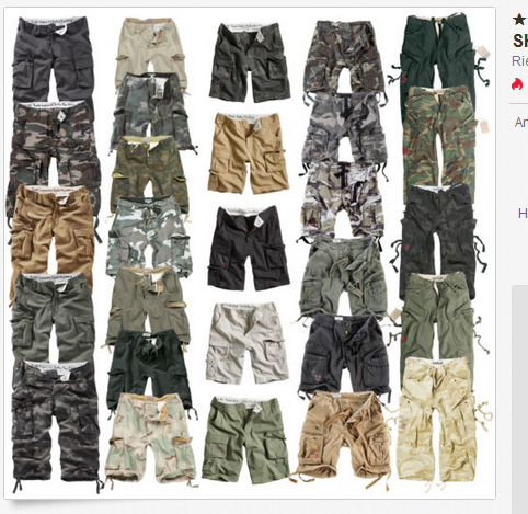 Surplus Short & kurze Hosen auch für dicke Männer richtig billig, versandkostenfreie Übergrößen