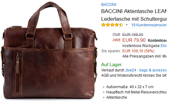 Leandro von Baccini günstig & reduziert