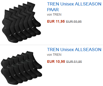 TREN Sneakersocken & Sportsocken billig bestellen