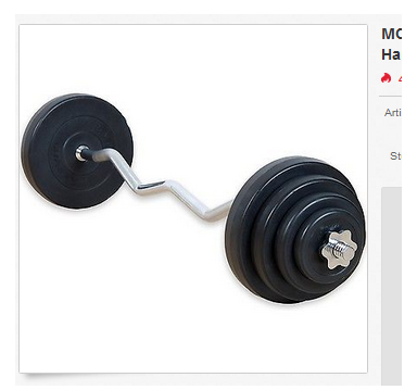 Curl-Hantelset von Movit günstig bei ebay